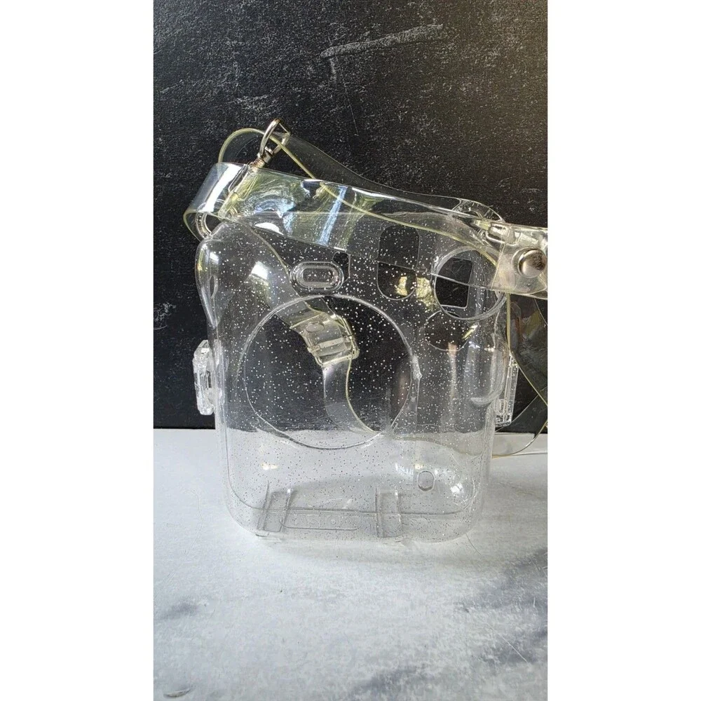 Instax Clear Glitter Carrying Case USED